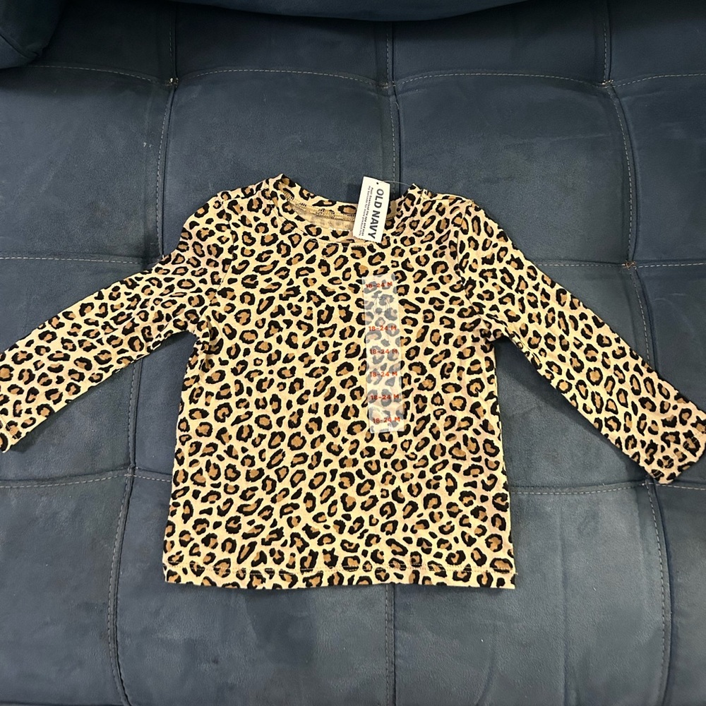 NWT 18-24 months Long sleeve leopard shirt 🐆 - Picture 2 of 4